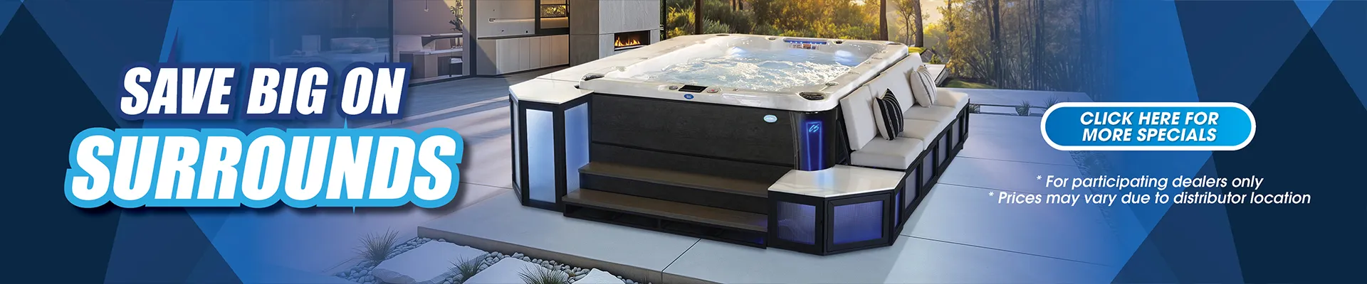 Calspas hot tub being used in a family setting - Pontiac